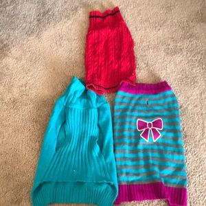 Dog sweaters!